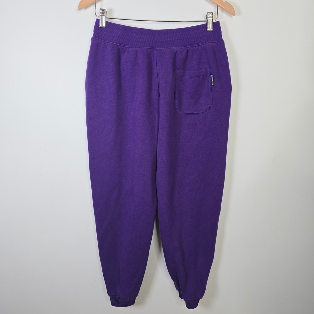 Savage X Fenty Mens Purple Relaxed Logo Joggers Sweatpants Small Rihanna S - Picture 2 of 7